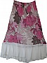 Indian Pink Sequined Skirt